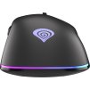 Genesis herní optická myš KRYPTON 200/RGB/6400 DPI/Herní/Optická/6 000 DPI/Drátová USB/Černá