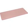 logitech desk mat studio series corner view dark rose