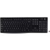 Logitech klávesnice K270/ Bezdrátová/ 2.4GHz/ USB přijímač/ US/ Černá