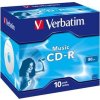 VERBATIM CD-R(10-pack)AudioLiveit!/Color/Jewel/80m