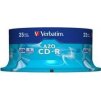 VERBATIM CD-R(25-Pack)Cake/Crystal/52x/700MB