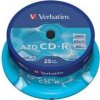 VERBATIM CD-R(25-Pack)Cake/Crystal/52x/700MB
