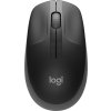 Logitech M190/Kancelářská/Optická/1 000 DPI/Bezdrátová USB/Černá