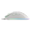 Genesis herní optická myš KRYPTON 555/Herní/Optická/8 000 DPI/Drátová USB/Bílá