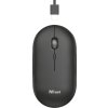 TRUST PUCK/Cestovní/Optická/1 600 DPI/USB+BT/Černá