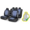 Potahy sedadel sada 9ks POLY modré AIRBAG
