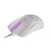 Genesis herní optická myš KRYPTON 750/RGB/8000 DPI/Herní/Optická/8 000 DPI/Drátová USB/Bílá
