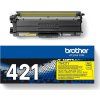 TN 421Y Toner Carton Top s