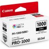 Canon inkoustová náplň PFI-1000 (matná černá, 80ml) pro Canon imagePROGRAF PRO-1000