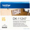 Brother DK-11247 - černá na bílé, 103 mm x 164 mm