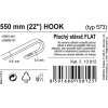Stěrač FLAT BULK (HOOK) 22"/550mm