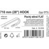 Stěrač FLAT BULK (HOOK) 28"/710mm