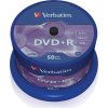 VERBATIM DVD+R(50-Pack),Spindl/MattSlvr/16x/4.7GB