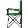 Židle kempingová skládací BARI zelená