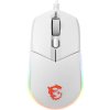MSI herní myš CLUTCH GM11 WHITE Gaming/ 5.000 dpi/ RGB Lighting/ 6 tlačítek/ USB
