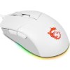 MSI herní myš CLUTCH GM11 WHITE Gaming/ 5.000 dpi/ RGB Lighting/ 6 tlačítek/ USB