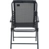 Židle zahradní skládací TERST černá