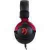 AROZZI herní sluchátka ARIA Black-Red/ náhlavní/ 2x 3,5" jack/ redukce na 1x 3,5" jack/ odnímatelný mikrofon