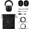 Logitech headset G PRO X Gaming/ sluchátka + mikrofon/ USB DAC převodník/ 3,5mm jack/ černá