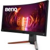 BENQ Mobiuz 34" LED EX3410R/ Curved/ VA panel/ 3440x1440/ 3000:1/ 1ms/ 144 Hz/ 2xHDMI/ DP/ USB/ FreeSync/ černošedý