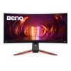 BENQ Mobiuz 34" LED EX3410R/ Curved/ VA panel/ 3440x1440/ 3000:1/ 1ms/ 144 Hz/ 2xHDMI/ DP/ USB/ FreeSync/ černošedý