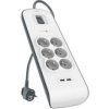 BELKIN SurgeStrip přep.ochrana,6 zásuvek,650J,2USB