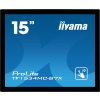15" iiyama TF1534MC-B7X: TN, XGA, capacitive, 10P, 370cd/m2, VGA, DP, HDMI, IP65, černý