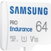SAMSUNG PRO Endurance MicroSDHC 64GB + SD Adaptér / CL10 UHS-I U1 / V10