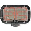 NEDIS elektrický gril/ obdélníkový/ grilovací plocha 38 x 22 cm/ výkon 2 000 W/ kov/ černý