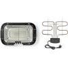 NEDIS elektrický gril/ obdélníkový/ grilovací plocha 38 x 22 cm/ výkon 2 000 W/ kov/ černý