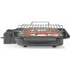 NEDIS elektrický gril/ obdélníkový/ grilovací plocha 38 x 22 cm/ výkon 2 000 W/ kov/ černý