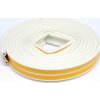 Těsnění do oken a dveří samolepící 9x5,5mm TYP P bílé 6M