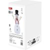 LED skládací sněhulák, 90 cm, venkovní i vnitřní, studená bílá