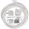 Prodlužovací kabel 7 m / 1 zásuvka / bílý / PVC / 1,5 mm2