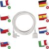Prodlužovací kabel 7 m / 1 zásuvka / bílý / PVC / 1,5 mm2