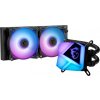 OPRAVENÉ - MSI vodní chladič CPU MAG CORELIQUID C240/ 2x ARGB 120 mm fan / podpora LGA1700