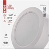 LED přisazené svítidlo RUBIC, kruhové, 18W neutrální bílá