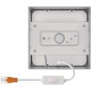 LED přisazené svítidlo NEXXO, čtvercové, bílé, 7,6W, se změnou CCT
