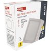 LED přisazené svítidlo NEXXO, čtvercové, bílé, 7,6W, se změnou CCT