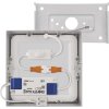 LED přisazené svítidlo NEXXO, čtvercové, bílé, 7,6W, se změnou CCT