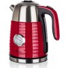 ACTIVER Konvice nerezová dvoustěnná JUMPER 1,7 l, 1850-2200W, otočná o 360st., nerez-červená