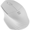 Natec optická myš SISKIN 2/Kancelářská/Optická/Pro praváky/1 600 DPI/USB+BT/Bílá