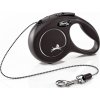 Flexi New Classic XS snura 3m/8kg cerna
