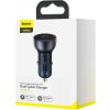 Baseus Car Charger Particular Digital Display C+U, PD 3.0 QC 4.0+, SCP, PPS, 5A, 65W Dark Gray (CCKX-C0G)