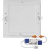 LED vestavné svítidlo NEXXO, čtvercové, bílé, 18W, teplá bílá