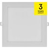 LED vestavné svítidlo NEXXO, čtvercové, bílé, 18W, teplá bílá