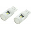 Žárovka 6LED 3030 12V T10 CERAMIC s rezistorem CAN-BUS ready bílá 2ks