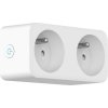 IMMAX NEO LITE SMART chytrá vnitřní 2 zásuvka s kolíkem (typ E)/ 16A/ Wi-Fi/ Google Assistant/ Amazon Alexa/ LIDL/ TUYA