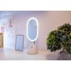 IMMAX LED kosmetické zrcátko FACE 3v1/ stojánek s Qi nabíjením/ 18W/ 70lm/ DC 12V/1,5A/ bílé