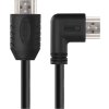 HDMI 2.0 high speed kabel A vidlice - A vidlice 90° 1,5 m